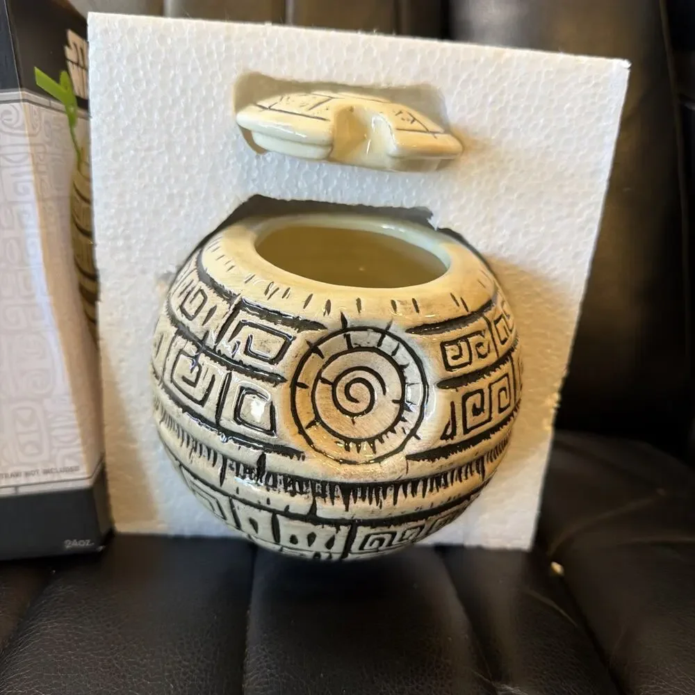 Geeki Tikis Star Wars Death Star Ceramic Mug, 24 oz